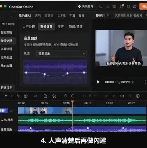 视频音量忽大忽小？AutoCut 响度统一